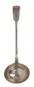 MID 19TH CENTURY VICTORIAN HALLMARKED SILVER SOUP LADLE