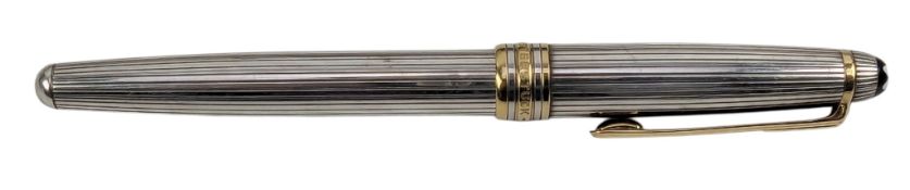 MONT BLANC - MEISTERSTUCK SILVER 925 BALL PEN WITH A CASE