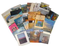 ART & FASHION - LARGE COLLECTION OF CATALOGUES, PROGRAMMES & EVENT INVITATIONS 1980s-2000s