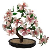 LARGE EARLY 20TH CENTURY CHINESE GLASS BONSAI TREE