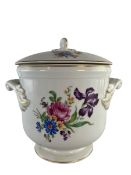 20TH CENTURY PORTUGUESE VISTA ALEGRE PORCELAIN ICE COOLER