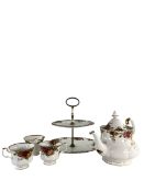 ROYAL ALBERT - OLD COUNTRY ROSES PATTERN PART TEA SERVICE