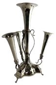 19TH CENTURY VICTORIAN SILVER PLATED EPERGNE CENTREPIECE
