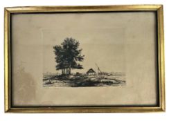 ISTVAN BOLDIZSAR (1897-1984) - DRY-POINT ETCHING