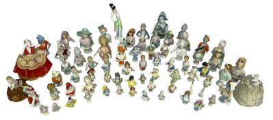 LARGE COLLECTION OF 20TH CENTURY GERMAN PORCELAIN HALF DOLLS
