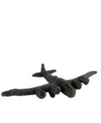 A VINTAGE HANDMADE METAL LEAD TOY PLANE MODEL B29