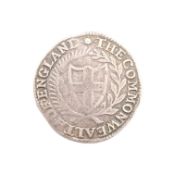 1652 COMMONWEALTH OF ENGLAND SILVER SHILLING