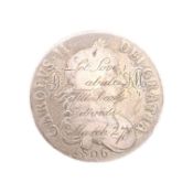 1670 KING CHARLES II SILVER CROWN