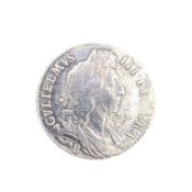 1696 KING WILLIAM III SILVER HALF CROWN