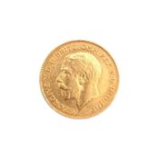 1912 KING GEORGE V GOLD HALF SOVEREIGN