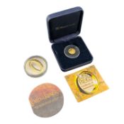 2003 ISLE OF MAN LORD OF THE RINGS GOLD 1/25 CROWN