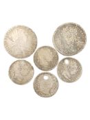 1787 KING GEORGE III SILVER SHILLING & OTHER EXAMPLES