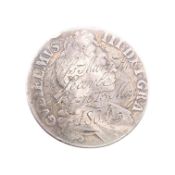 1696 KING WILLIAM III INSCRIBED SILVER CROWN