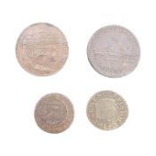 1662 BRISTOL FARTHING MERCHANT TOKEN & OTHER EXAMPLES