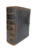 19TH CENTURY VICTORIAN FAMILY BIBLE
