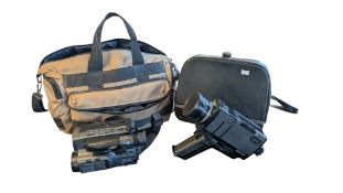 TWO VINTAGE 20TH CENTURY CAMCORDERS