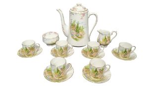 ROYAL ALBERT KENTISH ROCKERY PATTERN TEA SERVICE