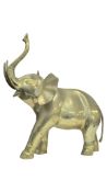 EARLY 20TH CENTURY BRASS ELEPHANT STATUE / FIGURE