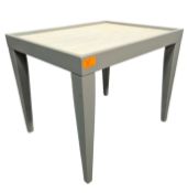 REPUTEDLY NINA CAMPBELL - SNAKE SKIN EFFECT TOP LOW OCCASIONAL COFFEE TABLE