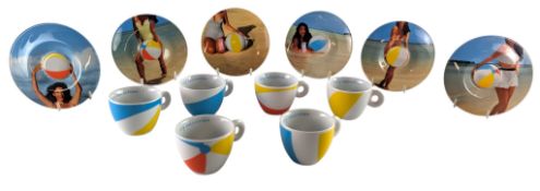 MARINA ABRAMOVIC FOR ROSENTHAL - ILLY COLLECTION - SIX PERSON ESPRESSO SET