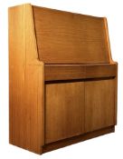 REMPLOY - MID CENTURY TEAK BUREAU DESK