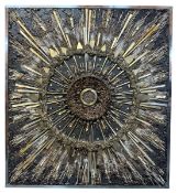ELIZABETH LEWIS (WELSH, CONTEMPORARY) - WINTER SOLSTICE - MIXED-MEDIA ART PANEL