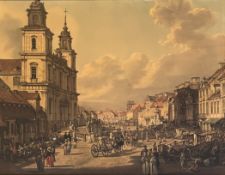 AFETR B BELLOTTO - CANALETTO - MID 20TH CENTURY PRINT ON BOARD
