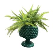 MODERN INTERIOR DESIGNER EARTHENWARE PINE CONE TABLE CENTREPIECE