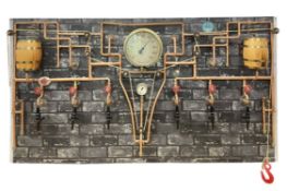 MODERN PUB OR BAR BACKBOARD DISPLAY AND DISPENSARY
