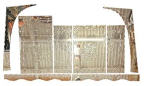 20TH CENTURY SEGMENTED GYPSY CARAVAN INTERIOR MIRRORS