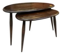ERCOL - MODEL 354 - NEST OF TWO TABLES