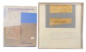 GEORGE DANNATT (1915-2009) - CUSTOMS CLEARANCE COLLAGE, 2004 WITH BOOK