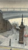 ALBIN TROWSKI (1919-2012) - MACCLESFIELD, 1972 - WATERCOLOUR & INK ON PAPER