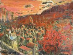 GUILLEMETTE MORAND (1913-1989) - ESPANA - OIL ON CANVAS