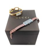 TWO GUCCI WRISTWATCHES, ONE 1500L BOXED PLUS ANOTHER