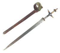 NORTH AFRICAN TUAREG TRIBAL ARM DAGGER