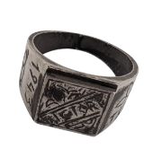 WWII SECOND WORLD WAR GERMAN AFRIKA KORPS CAMPAIGN RING