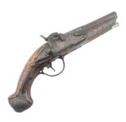 18TH CENTURY ITALIAN CONVERTED PERCUSSION CAP PISTOL