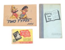 WARTIME BOOKS - 3X STORIES INCLUDING 'THE TWO TYPES' AND 'DUEL IN THE SUN'