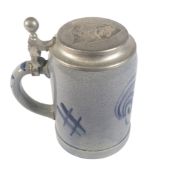 WWII SECOND WORLD WAR GERMAN KRIEGSMARINE LIDDED STEIN