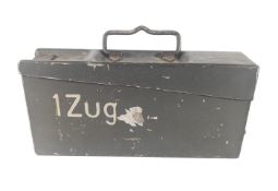 WWII SECOND WORLD WAR GERMAN PARATROOPER AMMUNITION TIN