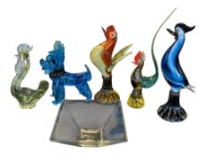 COLLECTION OF 20TH CENTURY STUDIO GLASS