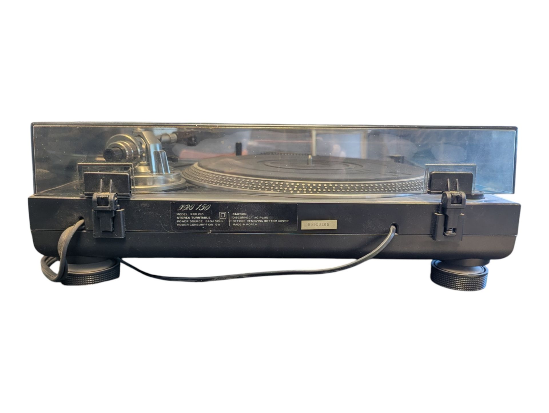 LATE 20TH CENTURY PRO 150 STEREO TURNTABLE RECORD PLAYER - Image 6 of 6