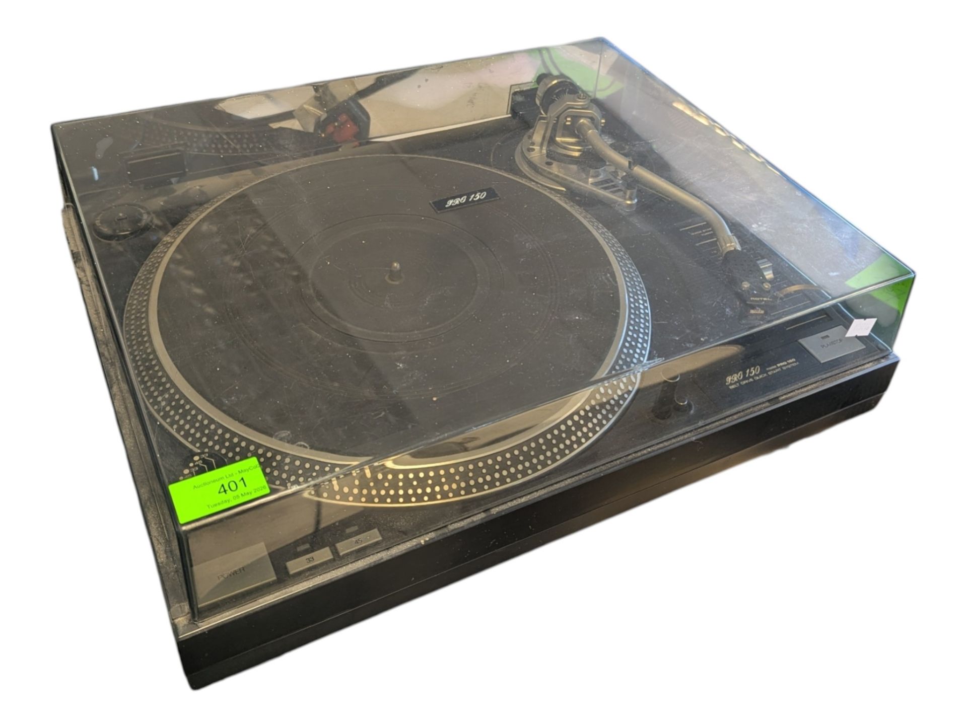LATE 20TH CENTURY PRO 150 STEREO TURNTABLE RECORD PLAYER