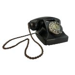 MID 20TH CENTURY BAKELITE WING DIAL TELEPHONE