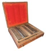 A VINTAGE LATE 20TH CENTURY OPTICIAN / OPTOMETRIST LENS SET