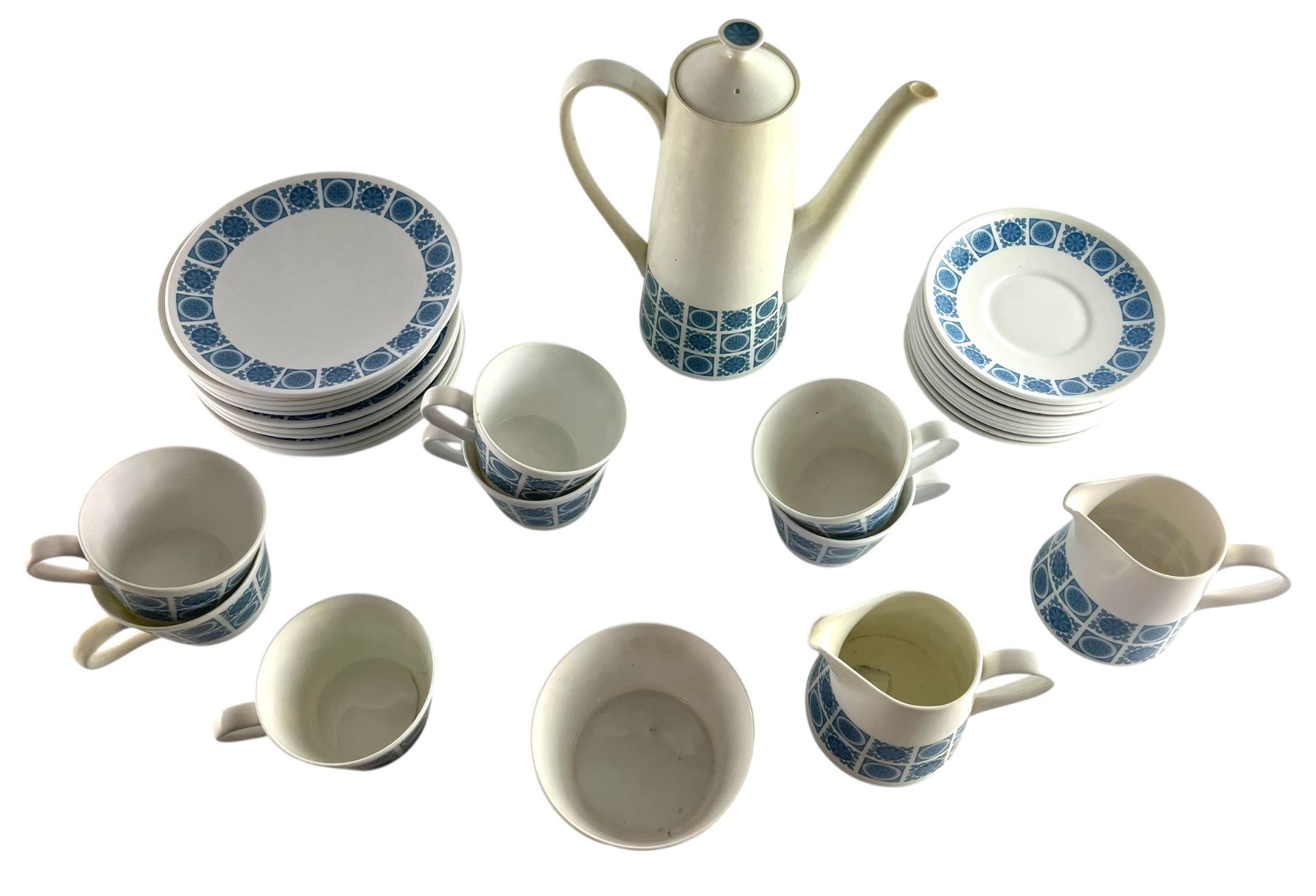 ROYAL TUSCAN - CHARADE - SIX PERSON COFFEE SERVICE - Image 7 of 8