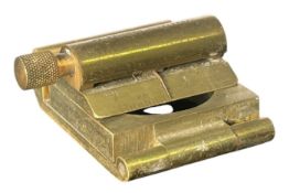 CASARTELLI & SONS EARLY 20TH CENTURY INDUSTRIAL BRASS MEASURE