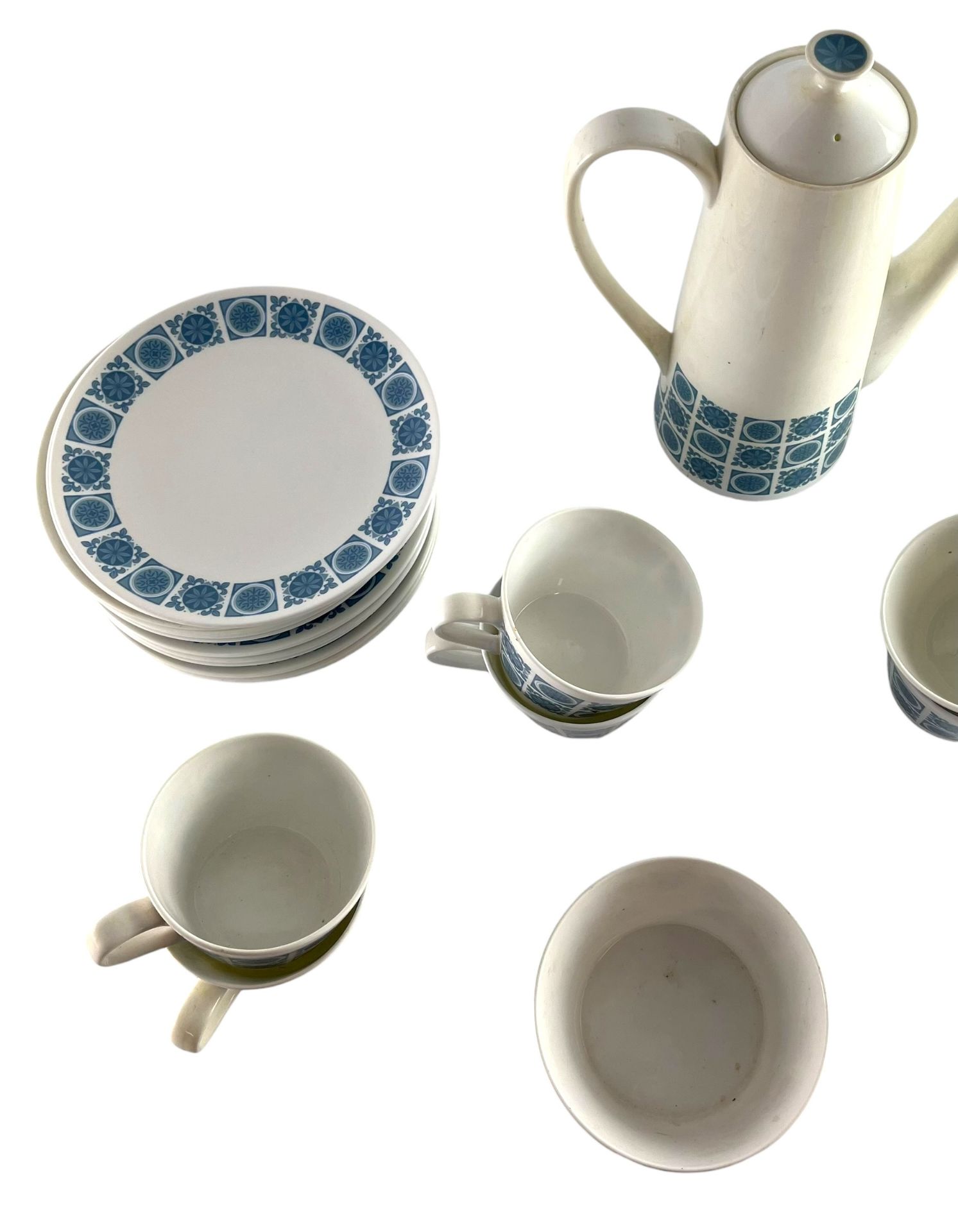 ROYAL TUSCAN - CHARADE - SIX PERSON COFFEE SERVICE - Image 3 of 8