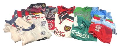 ENGLISH FOOTBALL JETSEYS - MIXED SELECTION OF FOOTBALL SHIRTS